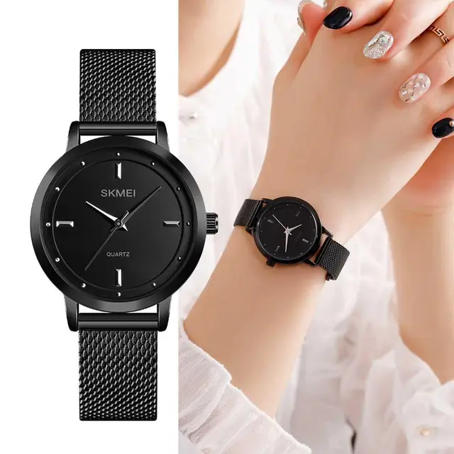 ساعت مچی عقربه ای زنانه اسکمی مدل 1528BK