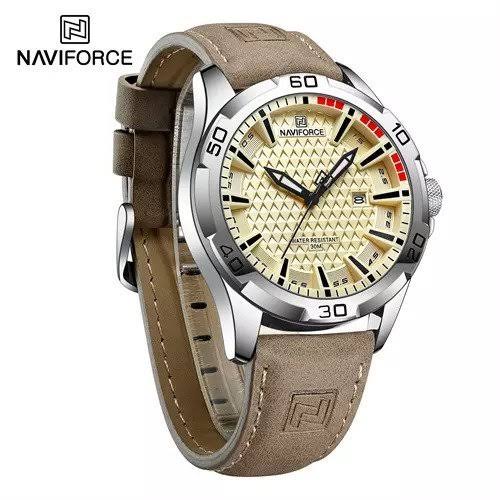 ساعت مچی عقربه ای مردانه نیوی فورس مدل NF 8023S/Y/L.BN